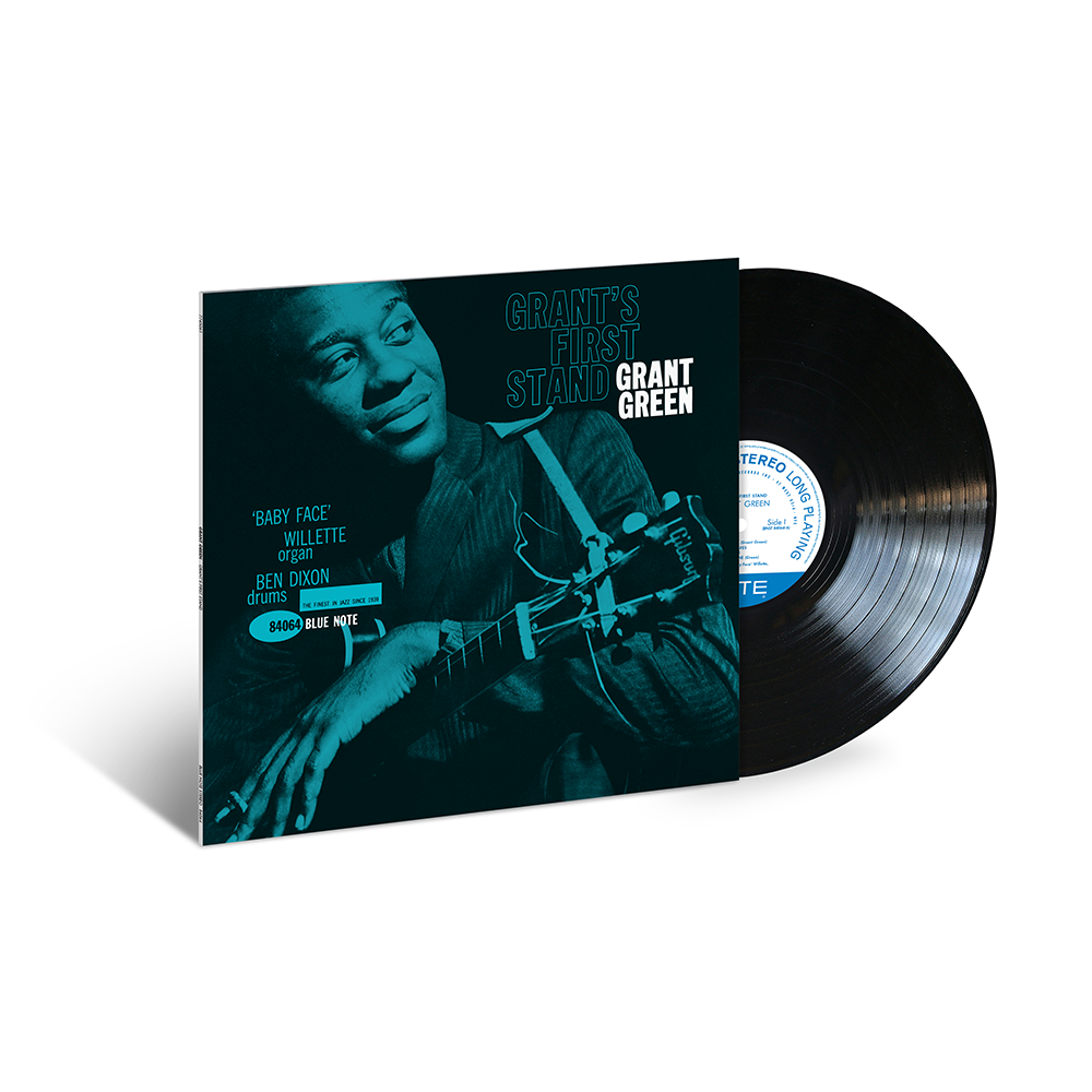 Grant Green — Grant’s First Stand, official Blue Note sleeve-and-disc product illustration